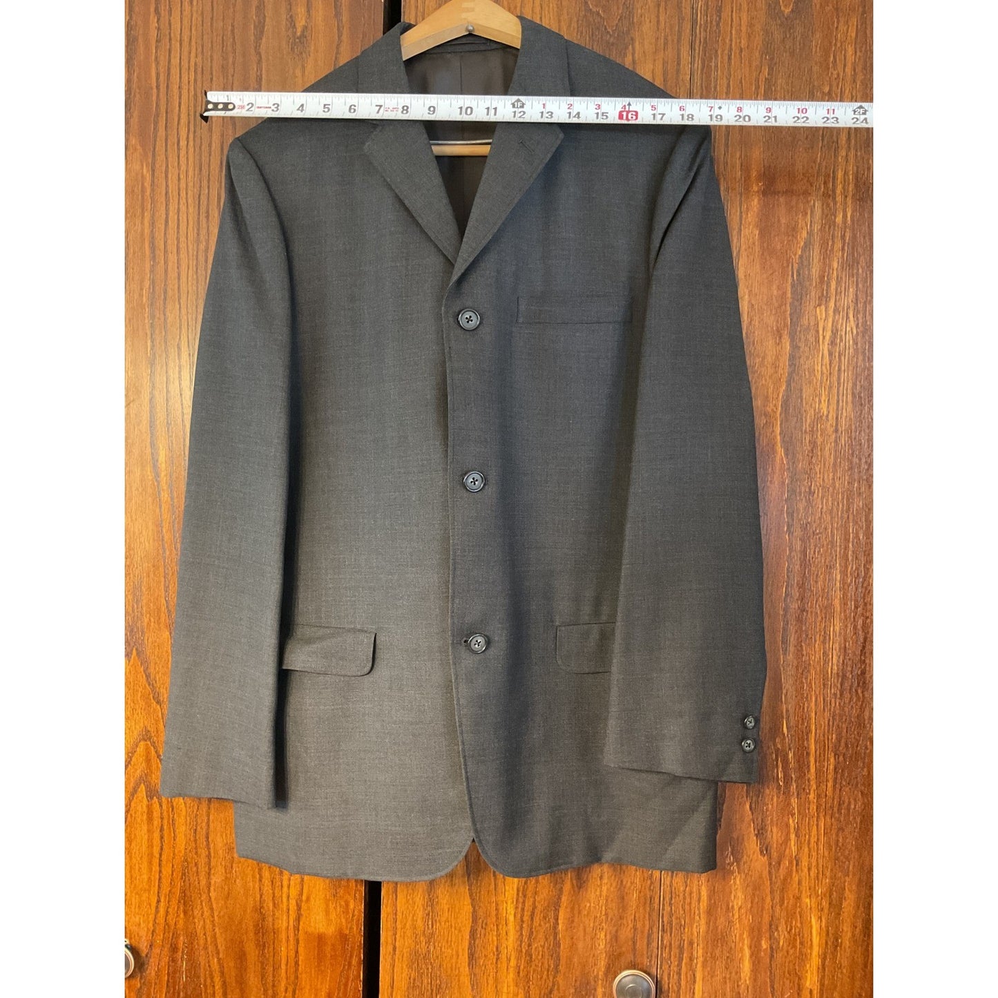 Vintage Dark Gray 2 Pc Suit - 1963