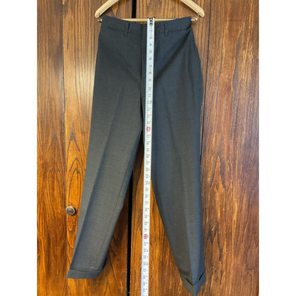 Vintage Dark Gray 2 Pc Suit - 1963