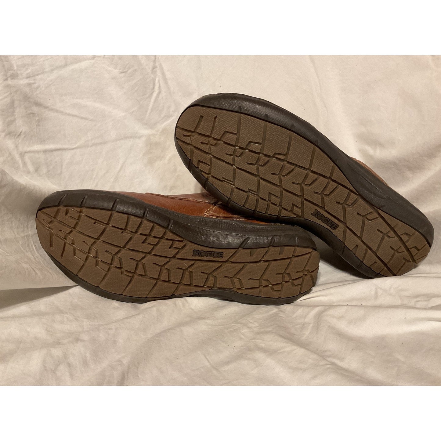 Brown Lace Up Rogue Powell Peanut Shoes in Box, Used with Arch Support - Size 10