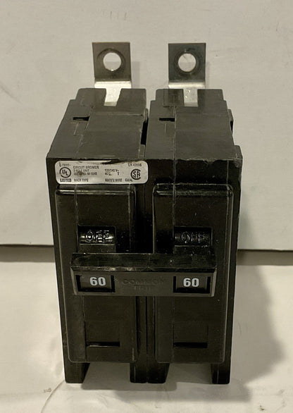 Used EATON QBHW2060 CIRCUIT BREAKER 60 AMP 2 POLE - 22,000 amps @ 240V