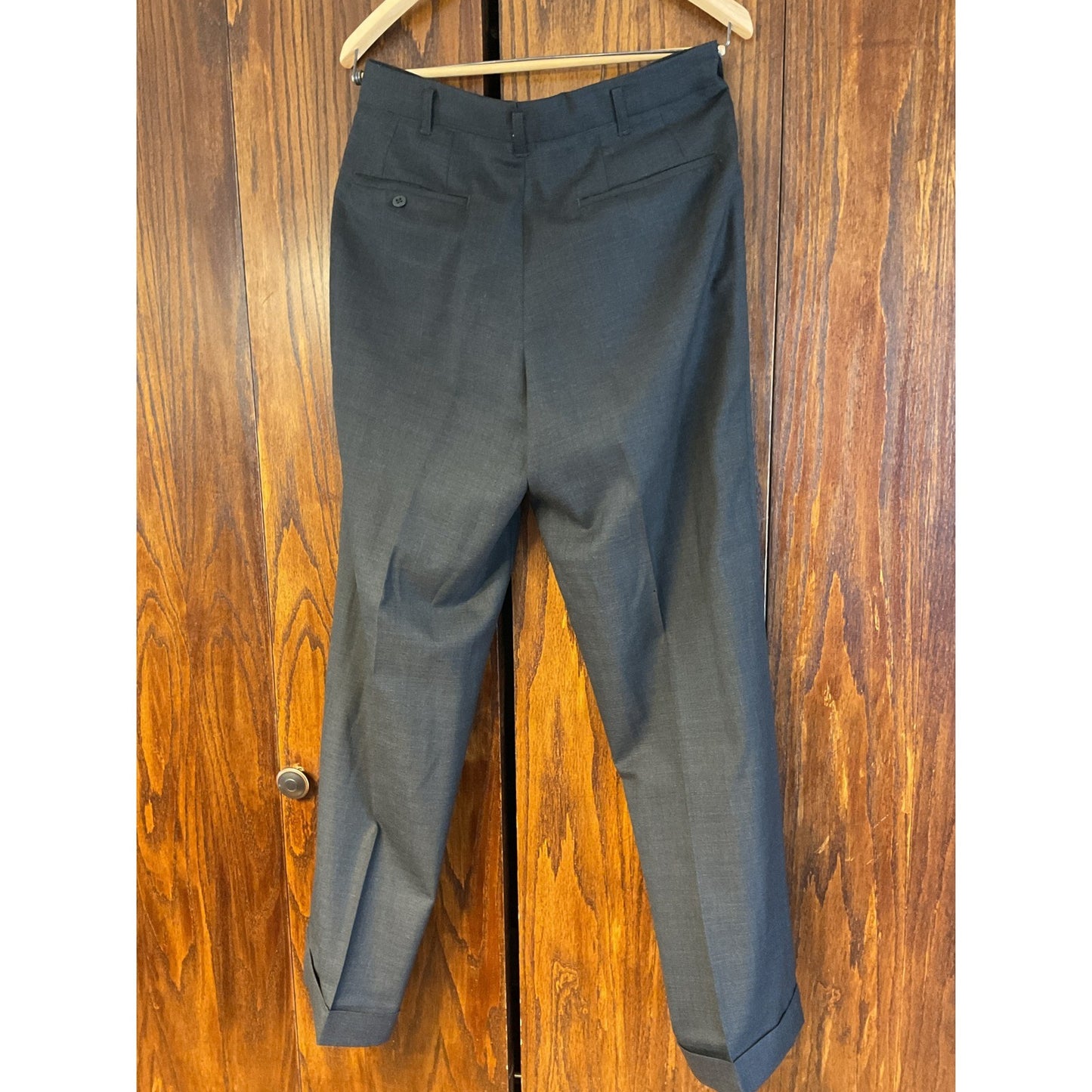 Vintage Dark Gray 2 Pc Suit - 1963