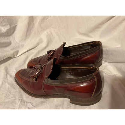 Young Quinlan Johnston and Murphy Tassel Brown Loafer Used - size 10