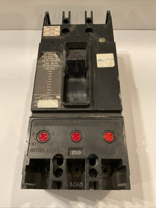 WESTINGHOUSE 1265C95G03 / 600VAC / 250 AMP      (USED)