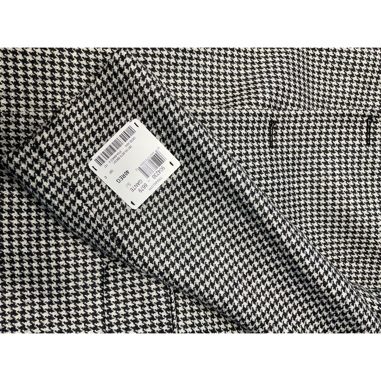 New size 40 Arnold Brandt Houndstooth Wool Suit Coat