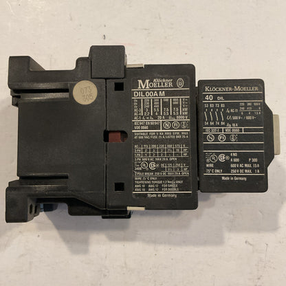 Klöckner Moeller  120V DIL00AM 50/60Hz & Klöckner Moeller 40DIL