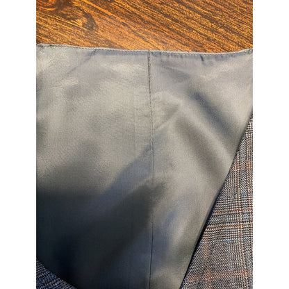 3 pc -100% Pure Wool Plaid Suit