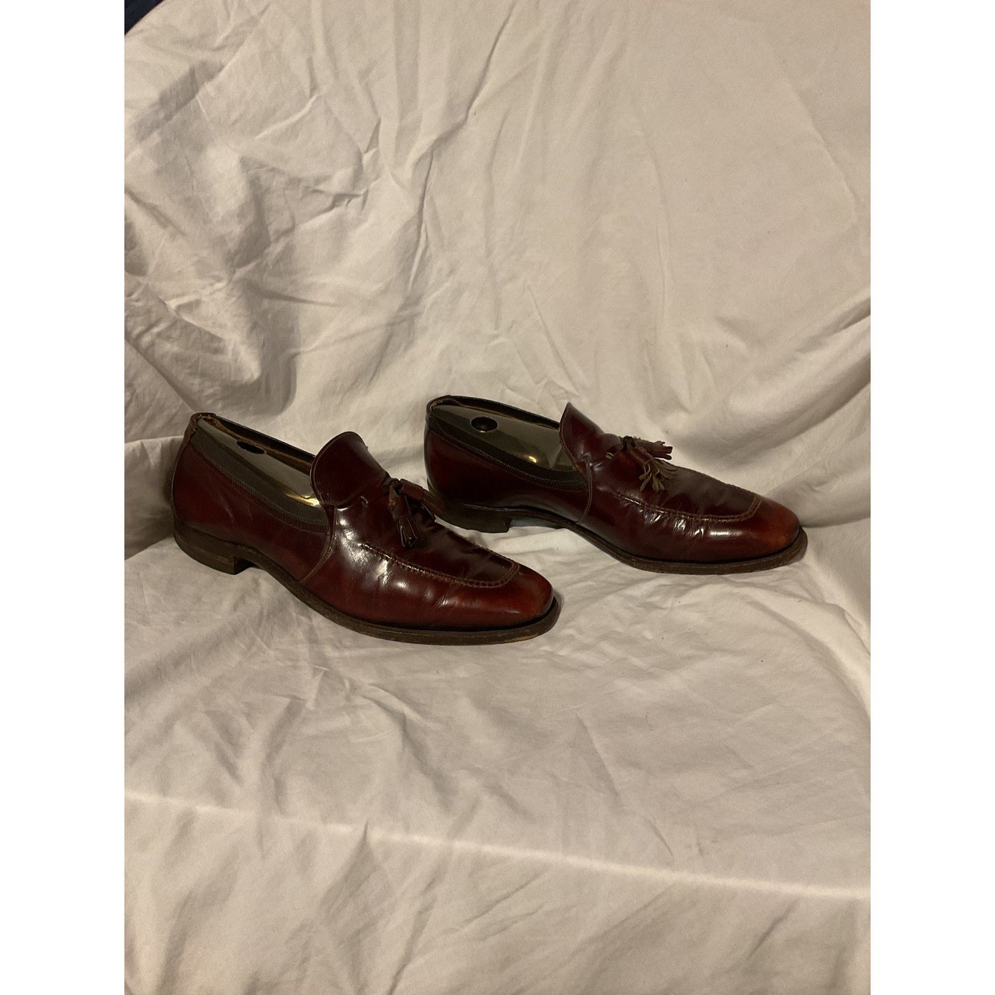 Young Quinlan Johnston and Murphy Tassel Brown Loafer Used - size 10