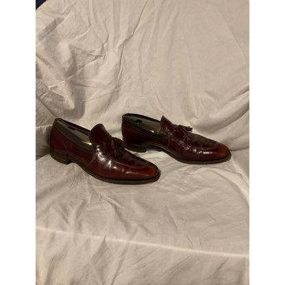 Young Quinlan Johnston and Murphy Tassel Brown Loafer Used - size 10