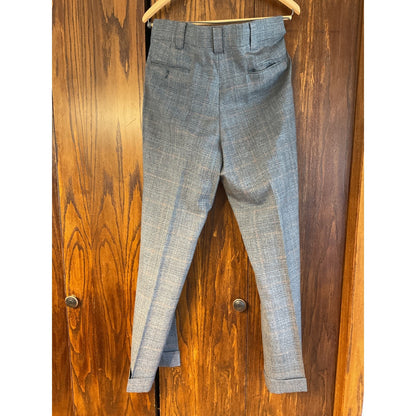 3 pc -100% Pure Wool Plaid Suit