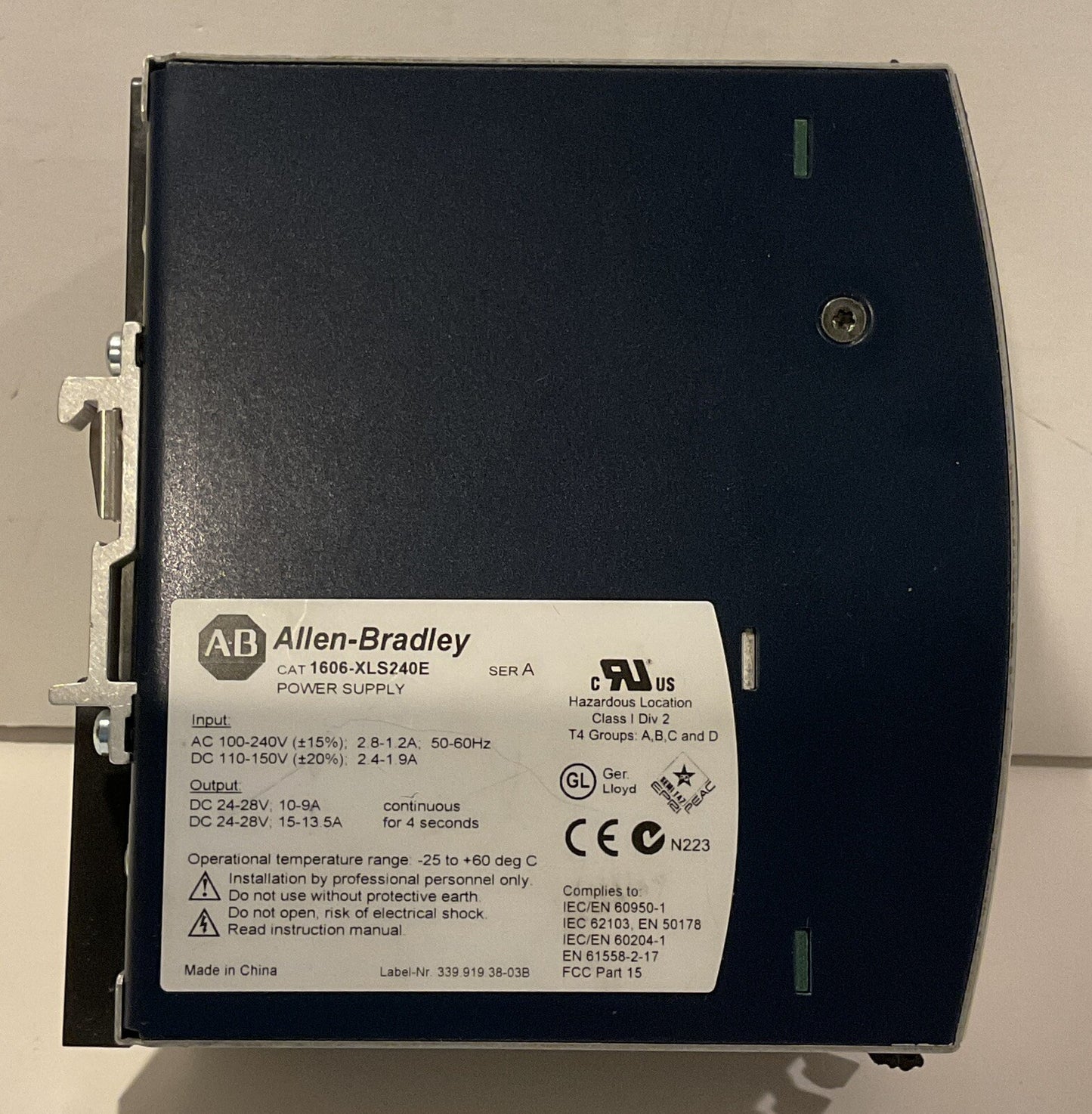 NEW Allen-Bradley 1606-XLS Power Supply 1606-XLS240E