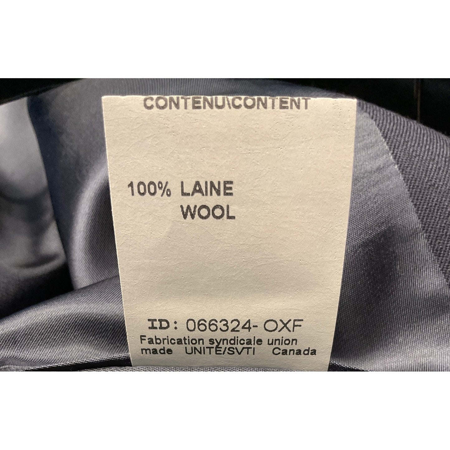 Black Wool Silverstone Suit Coat