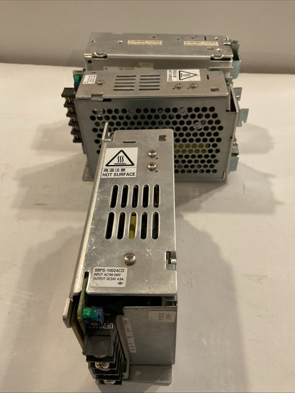 QTY 3 - Omron S8PS-10024CD Power Supply 100-240VAC Input / 24VDC 4.5A Output