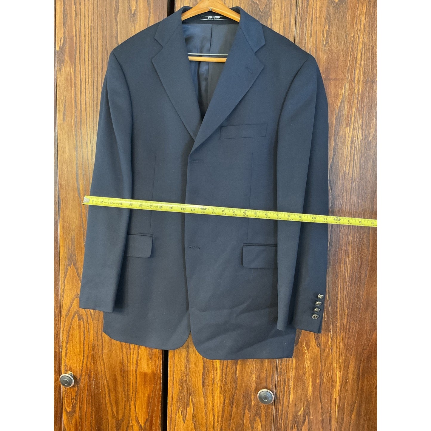 Black Wool Silverstone Suit Coat