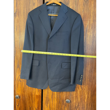 Black Wool Silverstone Suit Coat