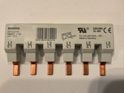 Lot of (7) Siemens 5ST3 665-0HG Connection Terminals 16mm2/ 115A