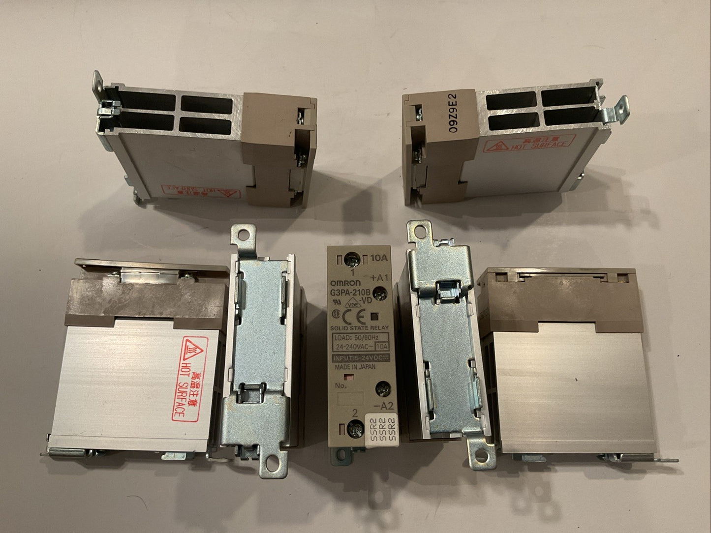 QTY-7   Omron G3PA-210B-VD Solid State Relay 5-24VDC 24-240VAC - USED