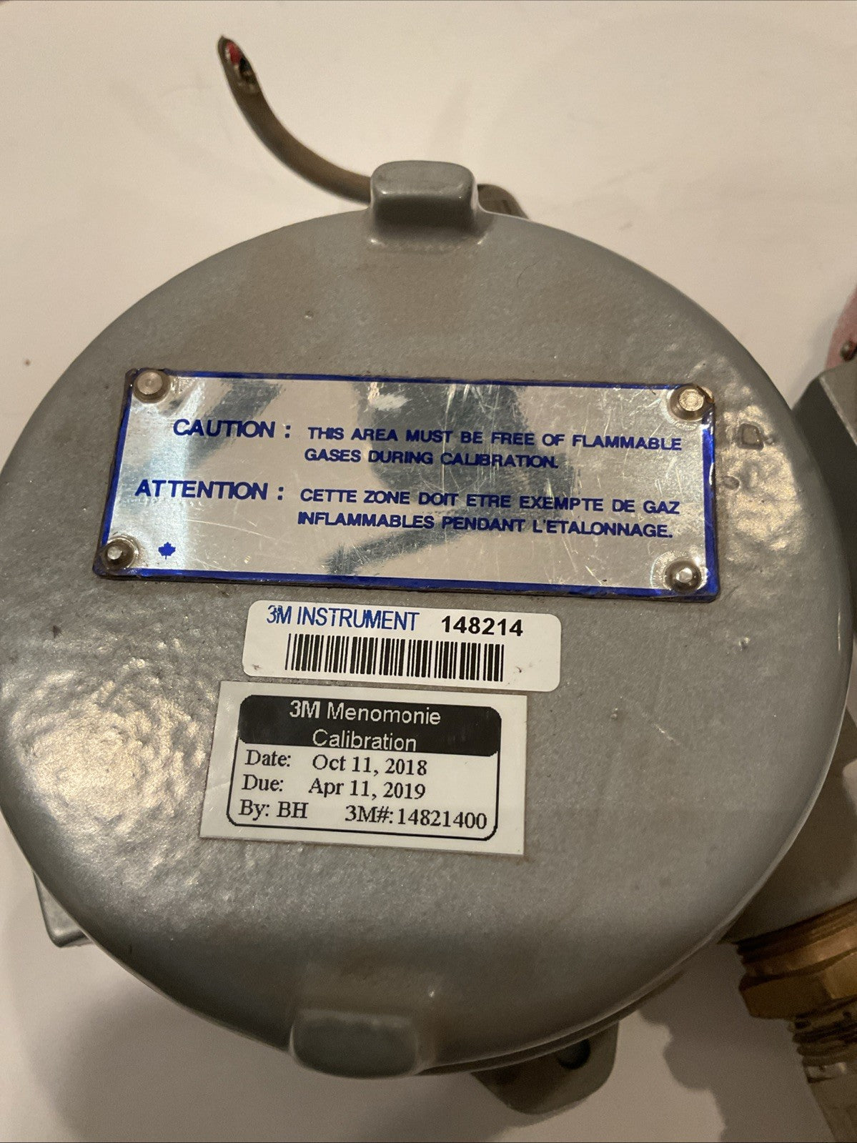 Qty 3 - Killark Model LEL-1000 Gas Sensors  #1 HKB 0399 #2 HKB 0498 & #3HKB 0599