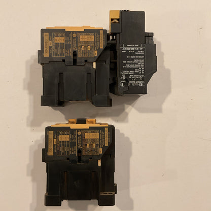 (2)Allen-Bradley 100-A09ND3 Contactor B & 193-BSB30 Overload Relay, Series B