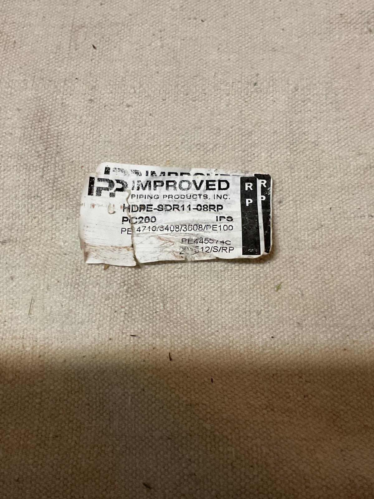 High Density Polyethylene Flange Adapter 8" HDPEE-SDR11-08RP PC200 IPS
