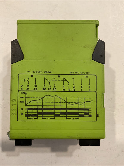 TELE  #IW1AAC4X  MONITORING RELAY WITH 110V TR3 POWER MODULE
