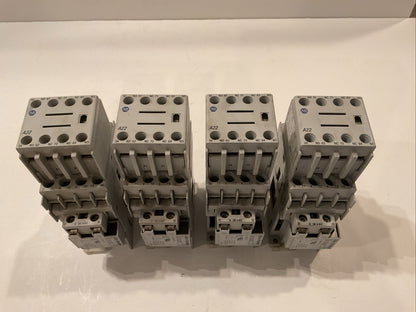 Qty 4 - ALLEN BRADLEY 100-C12*10 /A CONTACTOR , w/ AB 100FSD250/A & AB 100-F /A
