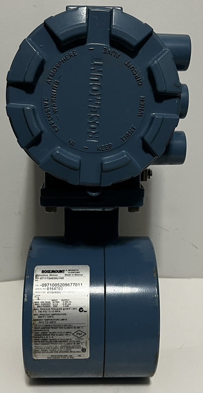 Rosemount 8711TSA030U1N0 Magnetic Flowtube & 8732EST1A1N0M4 HART Transmitter