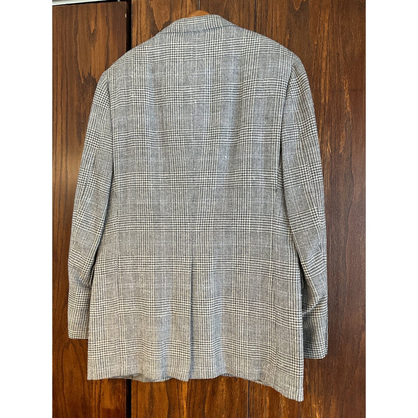 Gray Plaid Brooks Brothers Vintage Wool Coat
