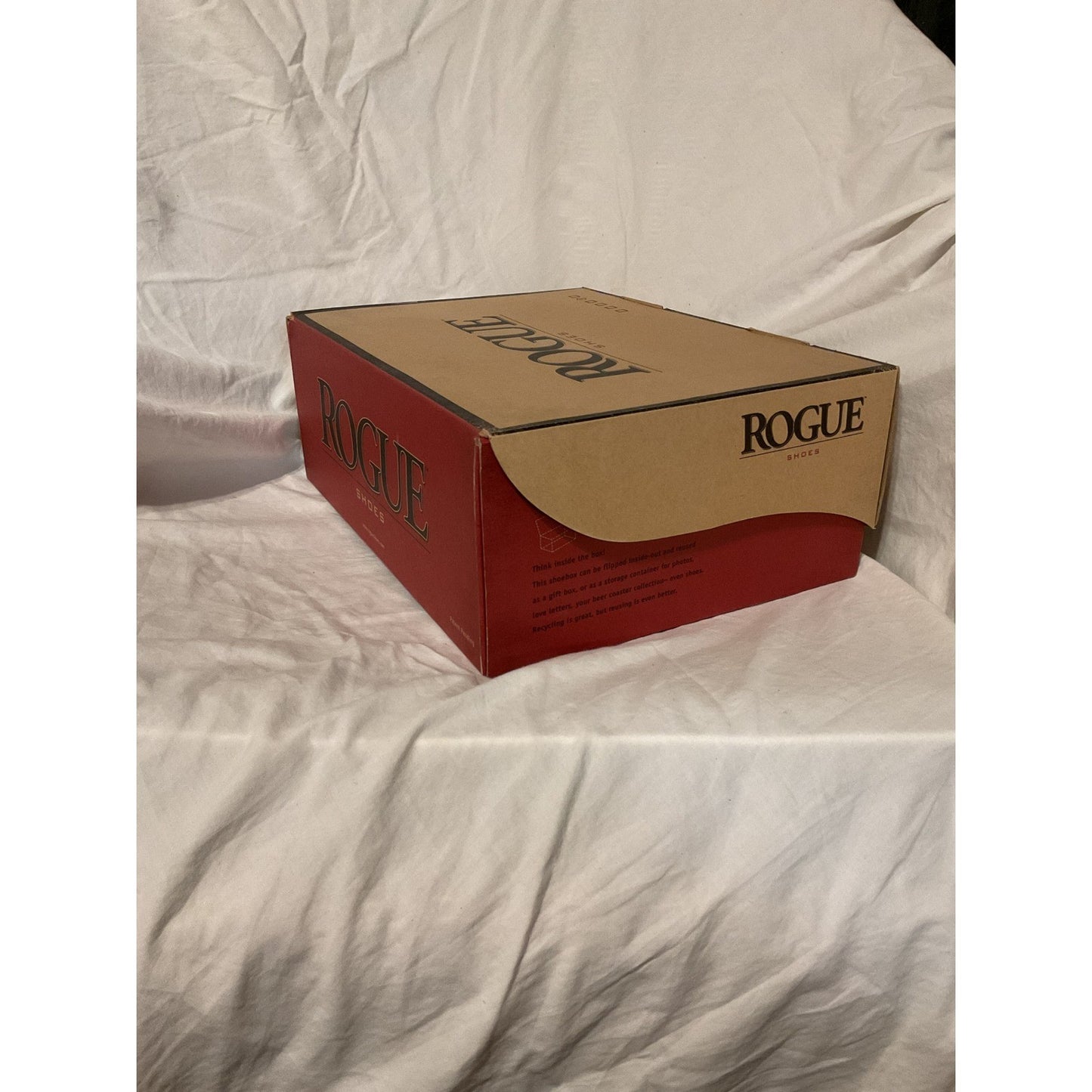 Brown Lace Up Rogue Powell Peanut Shoes in Box, Used with Arch Support - Size 10