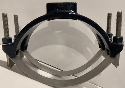 JCM 406 DI Epoxy Coated 10" Service Saddle w/ Double S/S Straps 1075X 2” IP