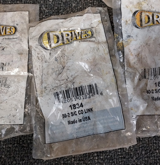 Qty 10 DRIVES  #1834  80-2 S/C CO LINK