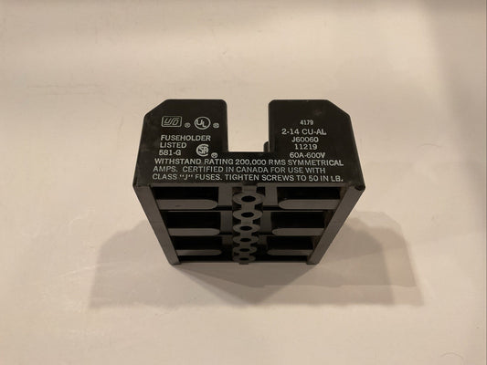J60060 3 Pole Fuse Holder 600 V 60Amp / 4179 /2-14  CU-AL / J60060 / 11219