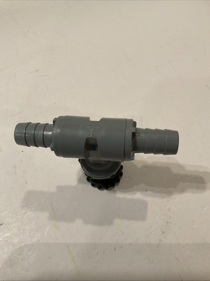 QTY 4 - Specialty MFG. CO. #7031690 1/2” PVC Pipe Inline Needle Valve EPDM Seal
