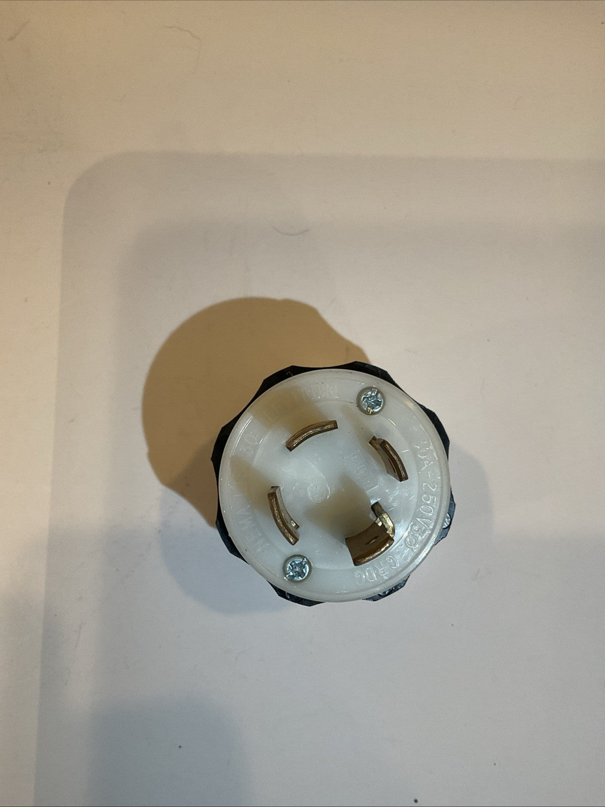 Leviton 2721 Insulgrip Twist Lock Plug, 30 Amp, 3 Phase, 250 VAC