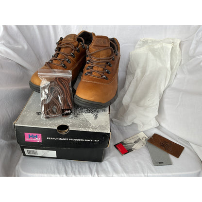 Helly Hanson New Brown Waterproof Leather Shoes Size 10