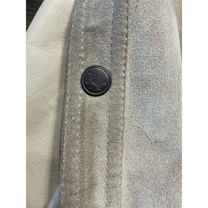 Reversible Tan Leather Huc of Sweden Coat - Size 44