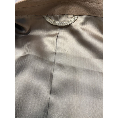 Tan Long Formal Topcoat Bench needled Large