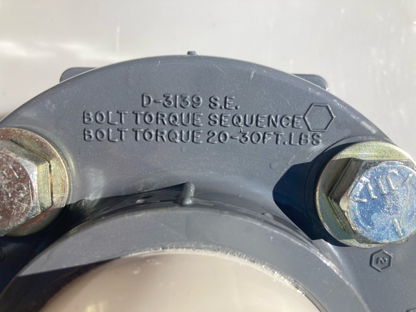 Georg Fischer D90 DN80 3" Butterfly Valve W/ 3" LASCO Flange