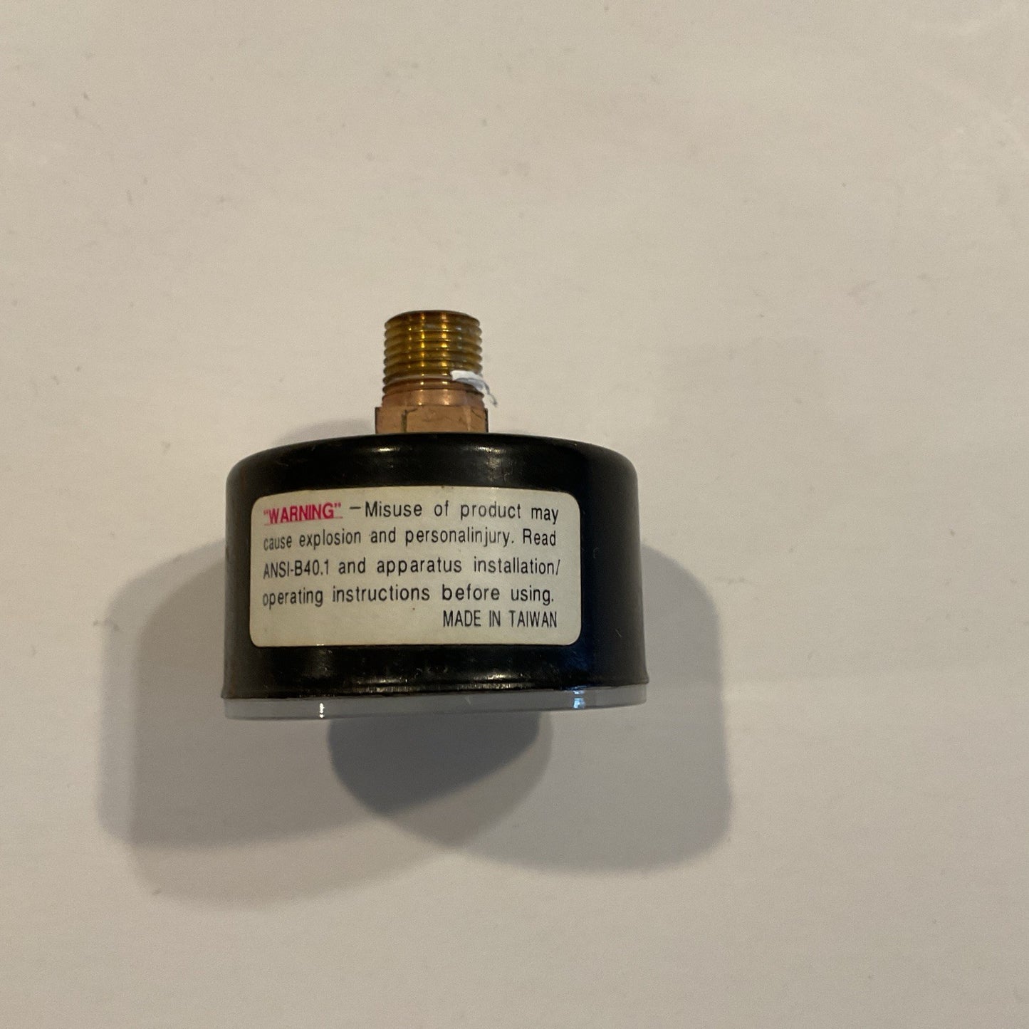 Qty 9 - 1-1/2" United Instrument Steel Pressure Gauge Center Back 100psi / 7Bar