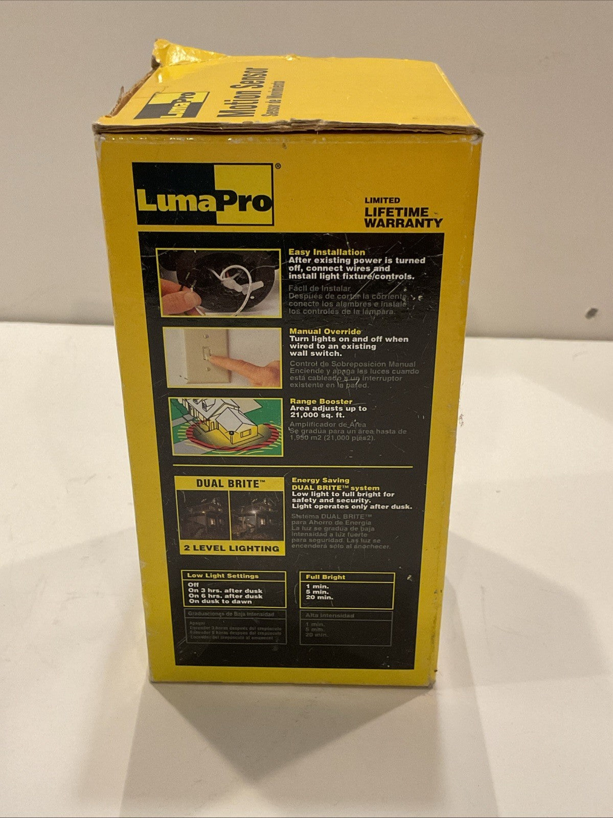 LumaPro Motion Sensor Replacement 240° Degree Detection Zone