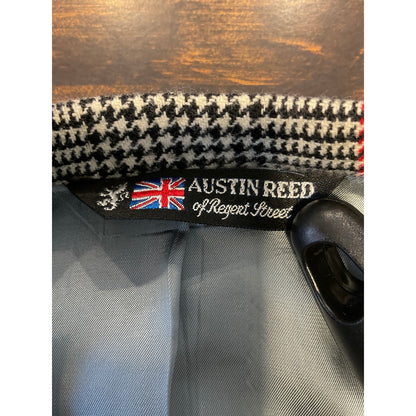 Red and Houndstooth Plaid Wool Suit Set
