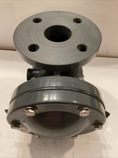 NEW Thermoplastic Valves  2" Check Valve 50-2 / 4-Bolt Flange