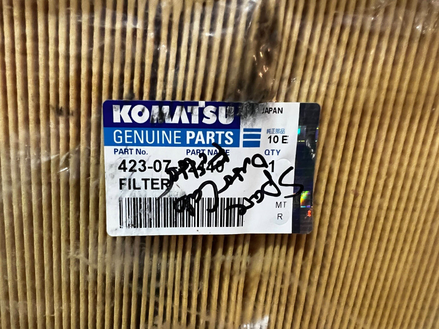 New KOMATSU Air Filter 423-07-52440 10E