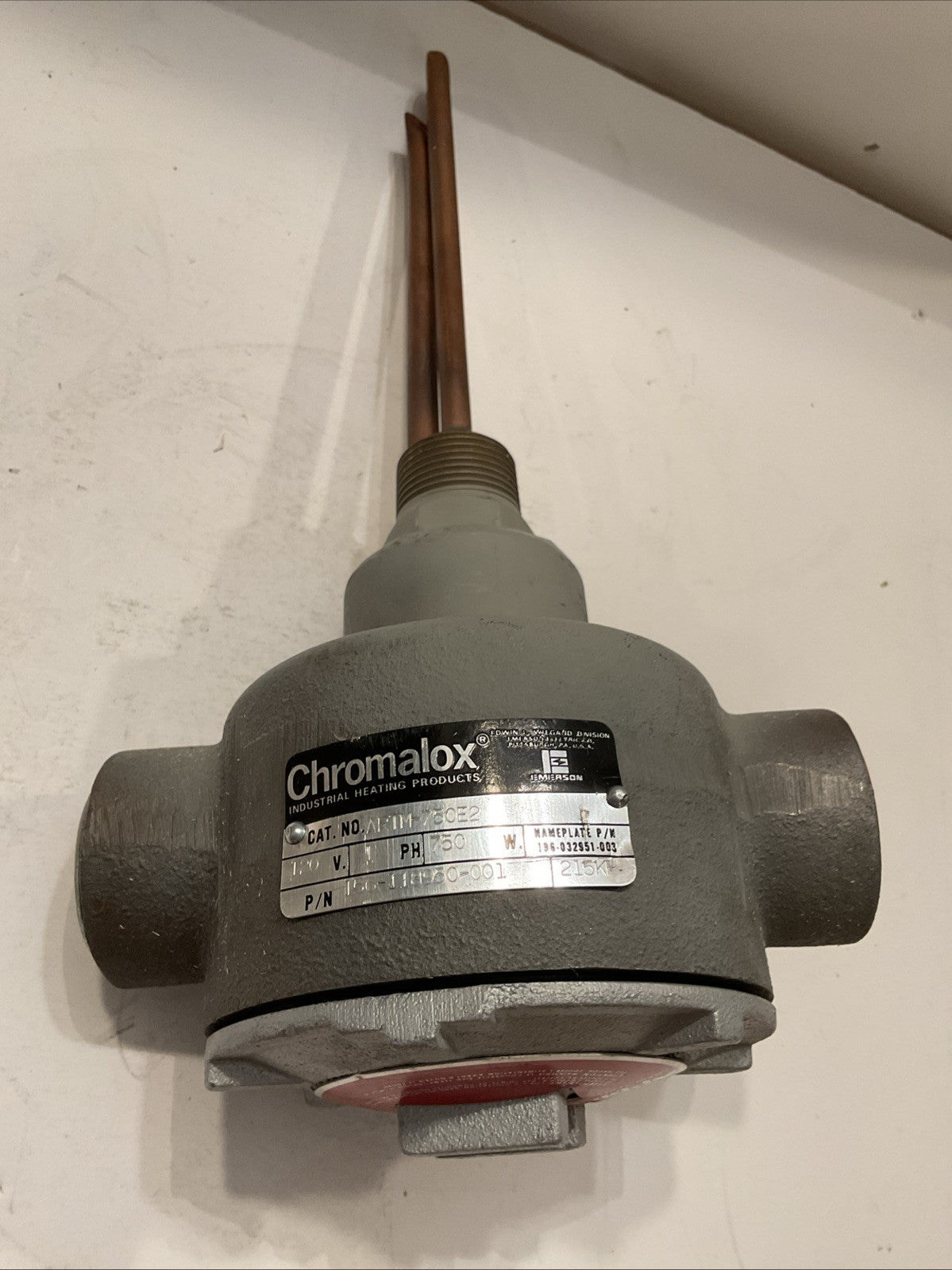 NEW CHROMALOX #ARTM-7850E2, 156-118950-001 GR SERIES ELECTRICAL HEATER