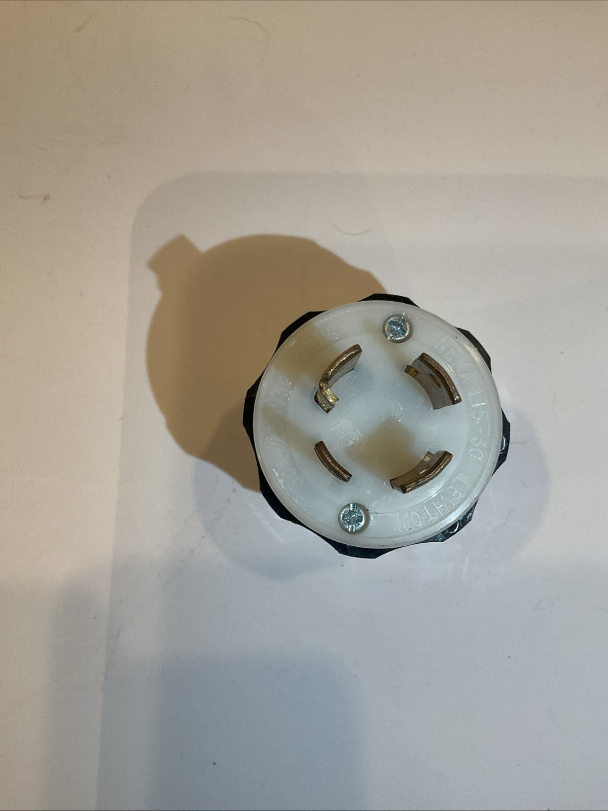 Leviton 2721 Insulgrip Twist Lock Plug, 30 Amp, 3 Phase, 250 VAC