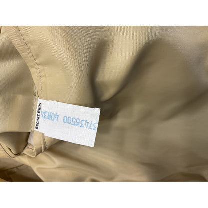 Tan Brooks Brothers 3 Button Coat