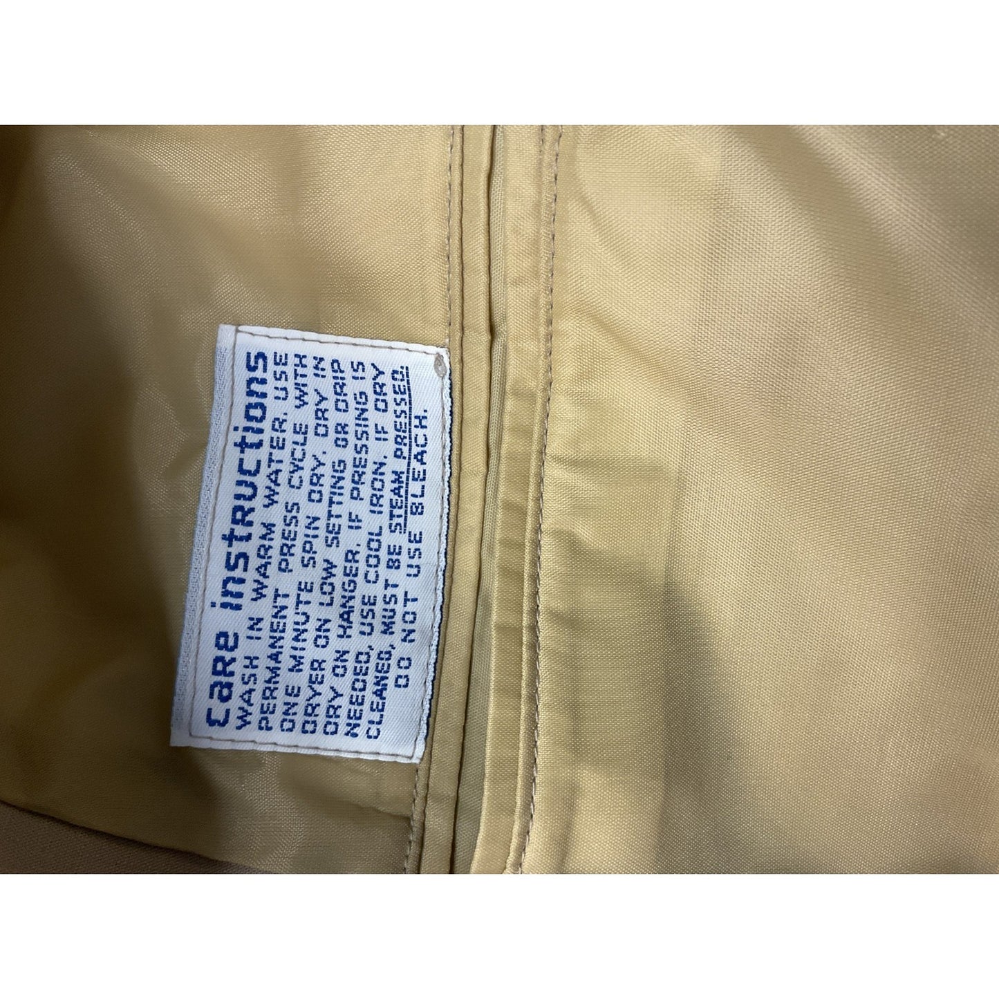 Tan Brooks Brothers 3 Button Coat