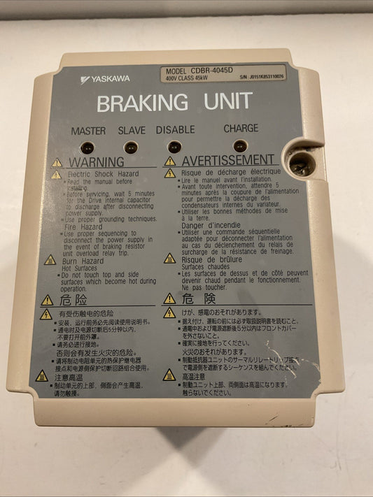 Yaskawa CDBR-4045D Braking Unit For  400V CLASS  45KW VFD