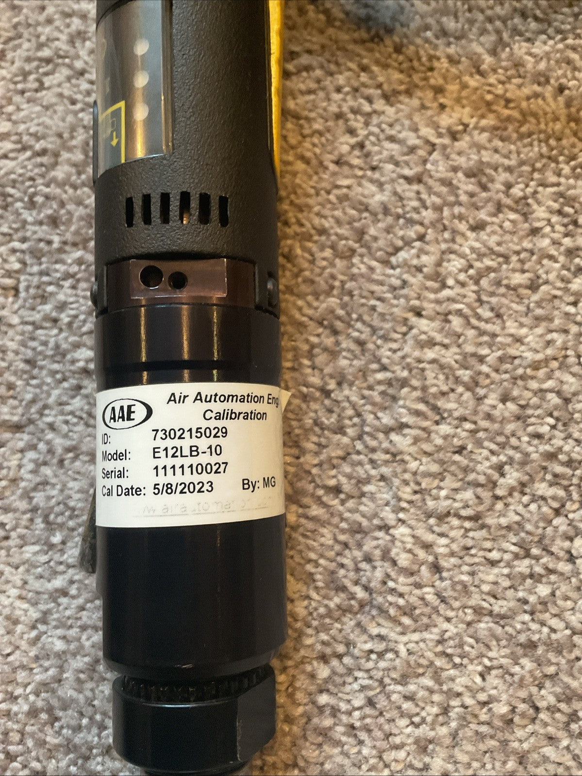 Stanley QPM ALPHA Torque Controller MDL# 21A108721 - 9' Hi Flex Cable 20C104603&