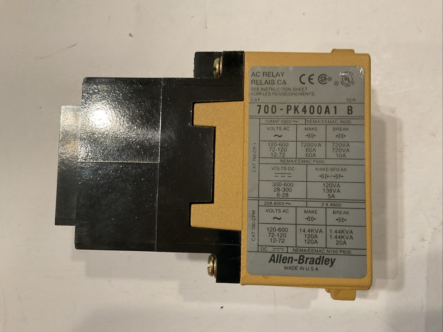 Allen-Bradley 700-P400A1 Relay