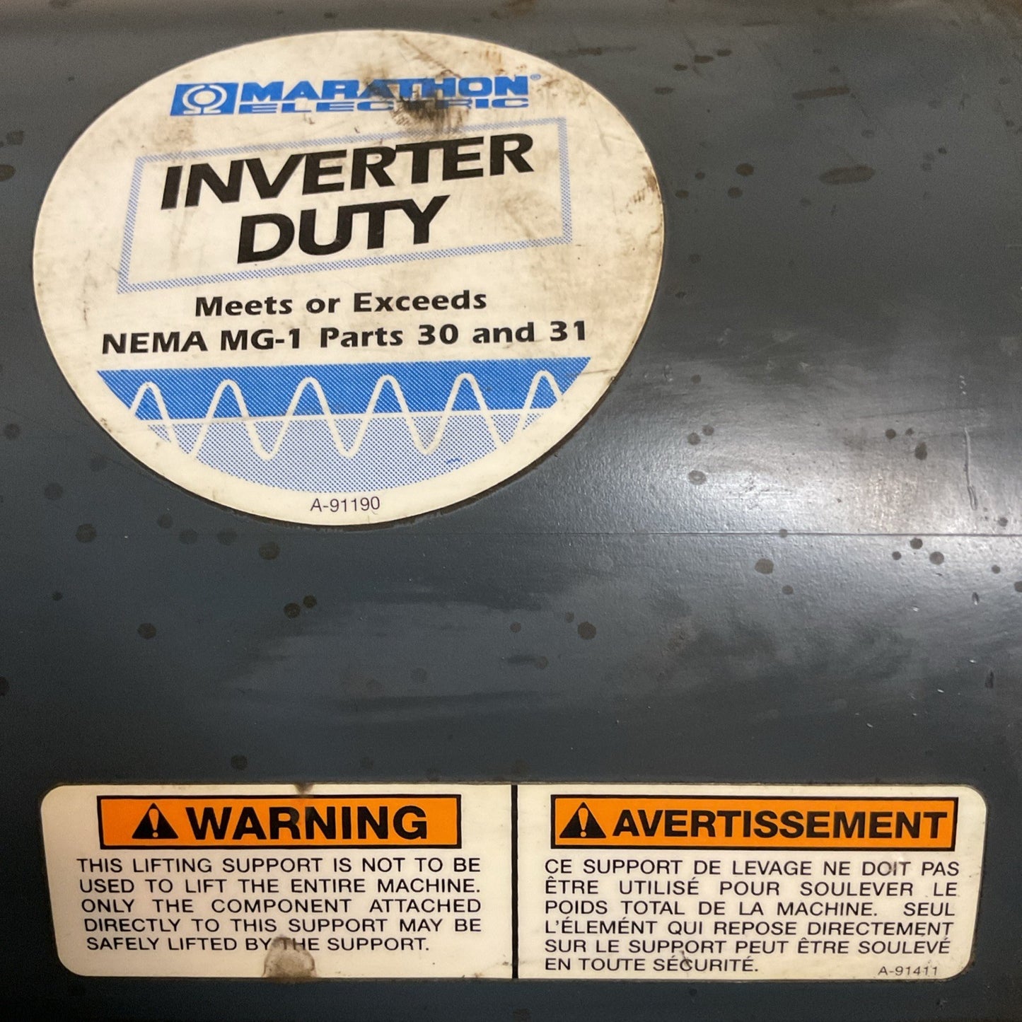 MARATHON 7VE213TTFW7046AB L  7.5 HP  MOTOR 230/460V 3-PHASE 1755 RPM 213TV FRAME